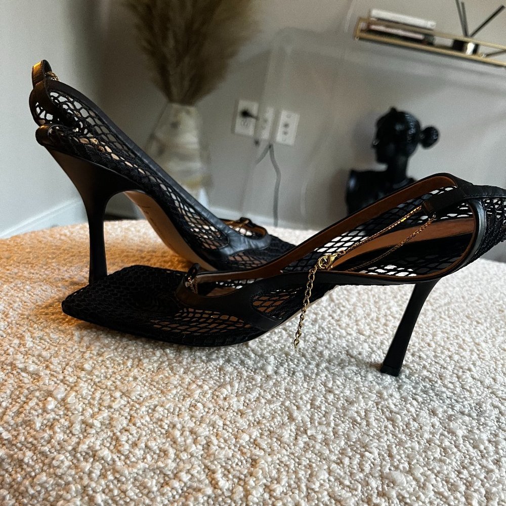 Bottega Veneta Stretch Mesh Chain Sandal